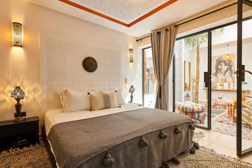 Riad Miloud En Exclusivite 10 P Au Coeur De La Medina Marrakesh Exterior foto